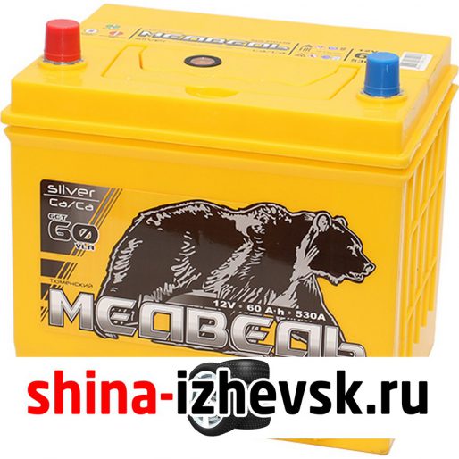Аккумулятор легковой "Тюменский Медведь " ASIA 60 Ач п/п 65D23R VLA CA/CA в Ижевске